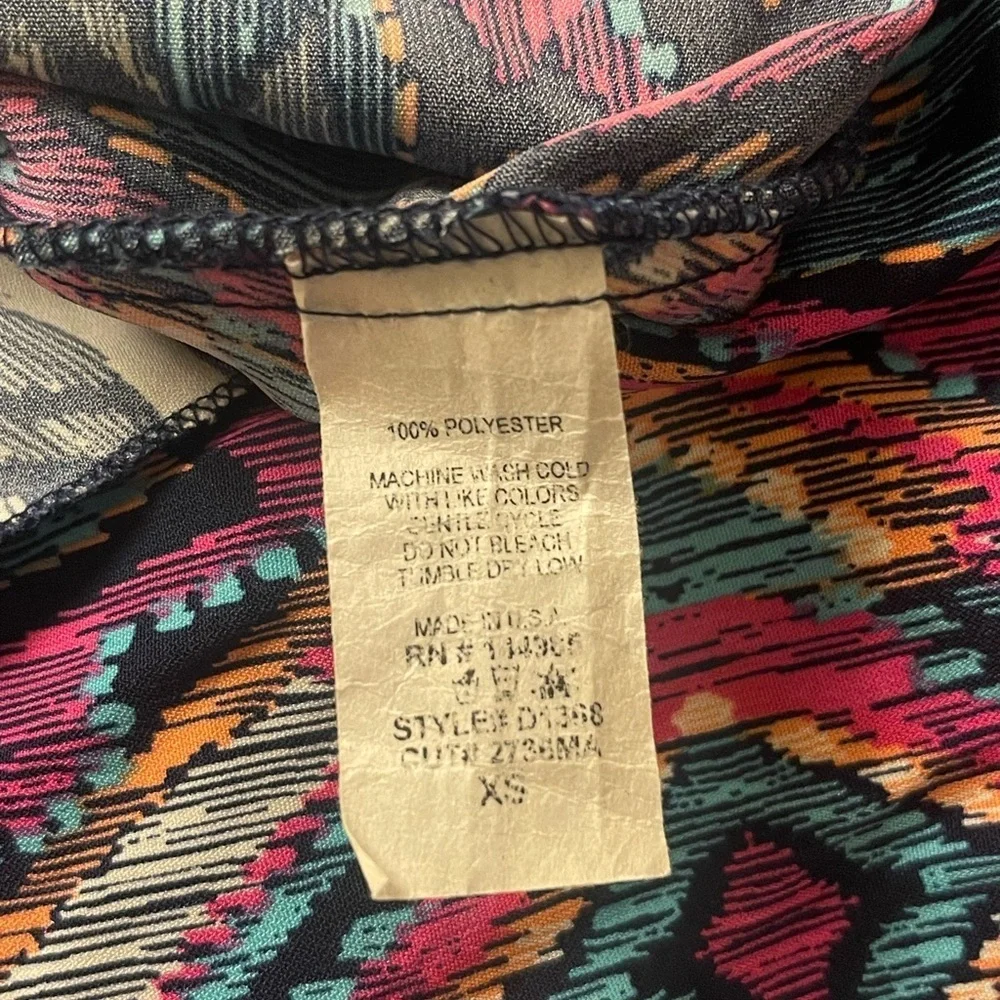 Charlotte Russe Multicolor Tribal Print Dress
